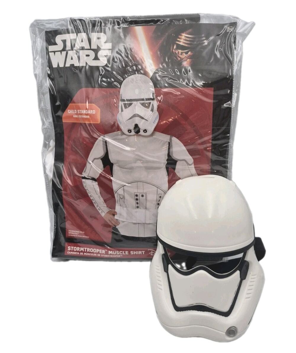 Star Wars Stormtrooper Mask & Muscle Shirt Child Size Up to 10